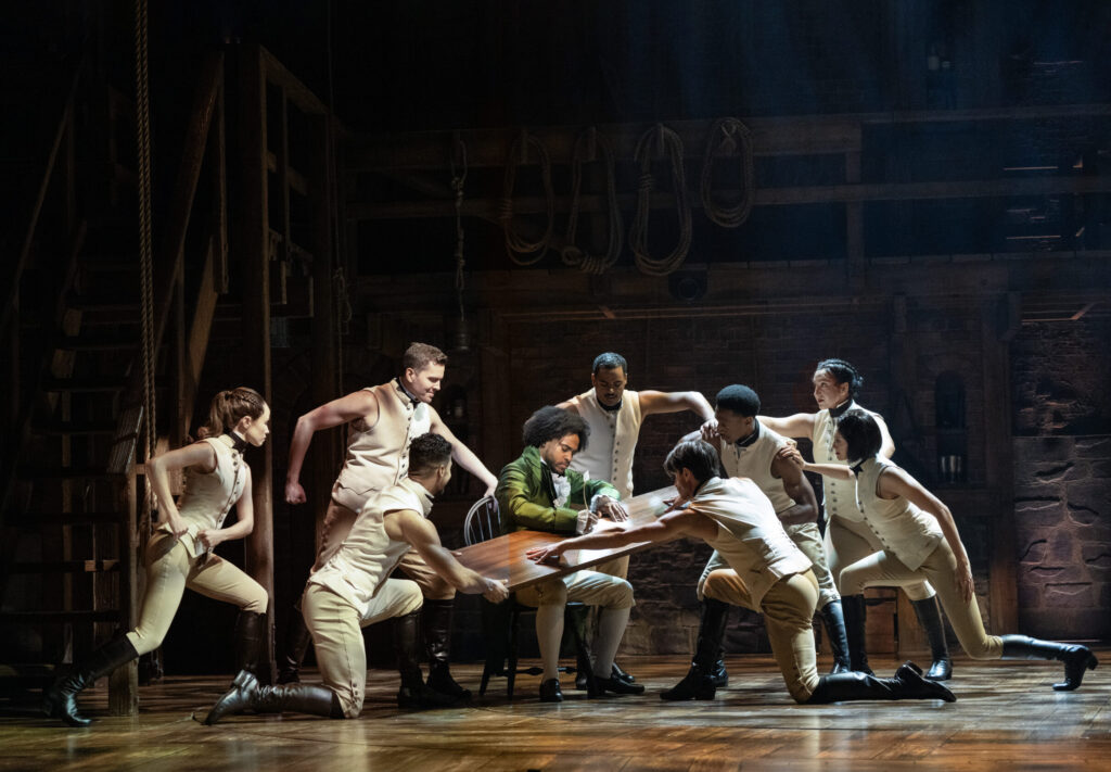 Tyler Fauntleroy and Company - HAMILTON National Tour - (c) Joan Marcus 2024