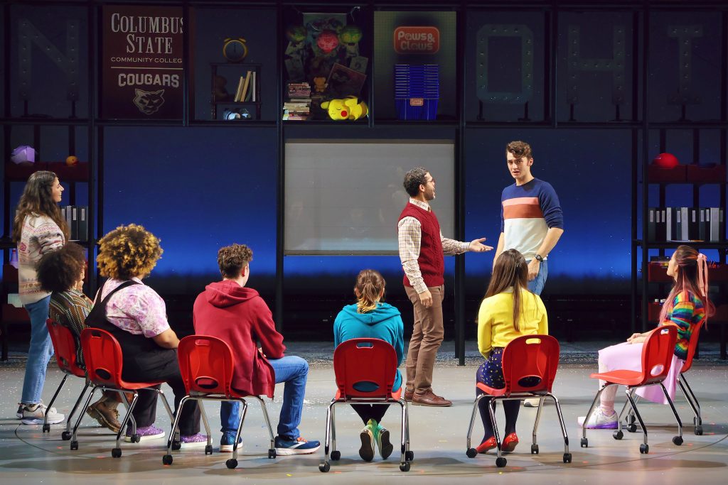 The cast of