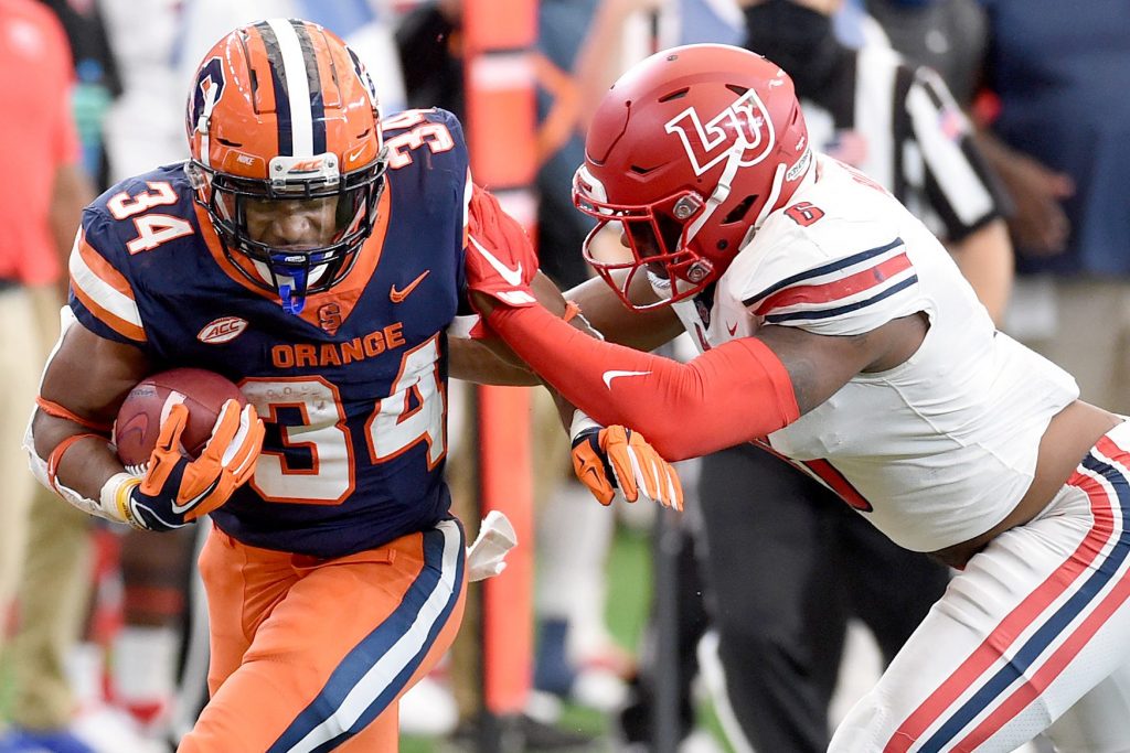 The Orange takes on the Blue Devils on Saturday, Oct. 10, 2020, at the Carrier Dome