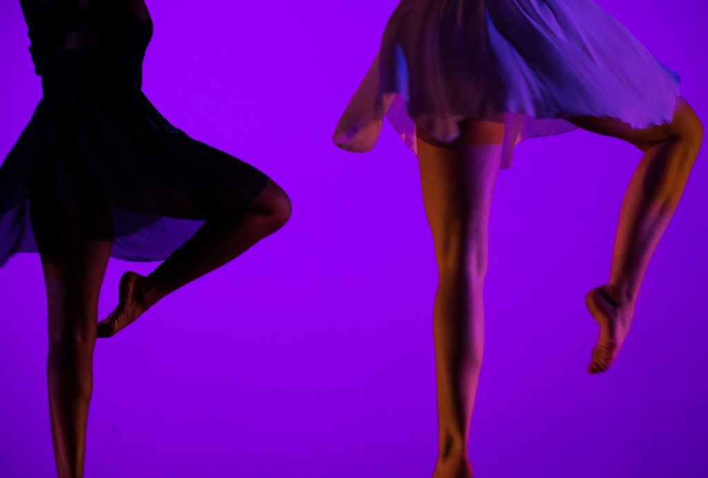 Dancers perform original choreography created by their student peers.