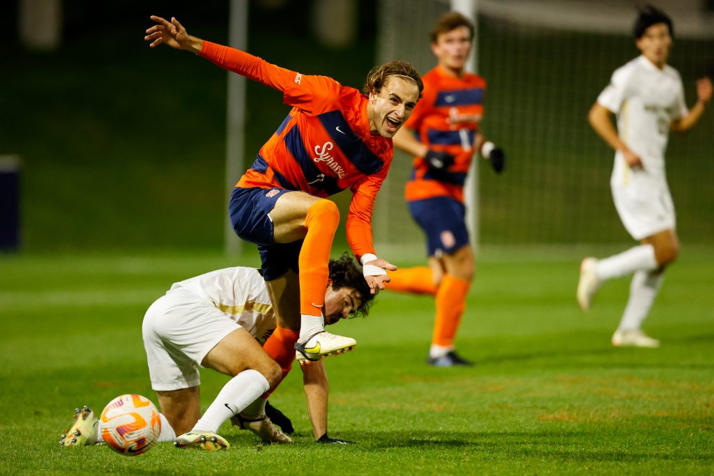 7 OCT 2022: The Wake Forest Demon Deacons takes on the Syracuse Orange at SU Soccer Stadium in Syracuse, NY. ©Isaiah Vazquez/Wake Forest Athletics