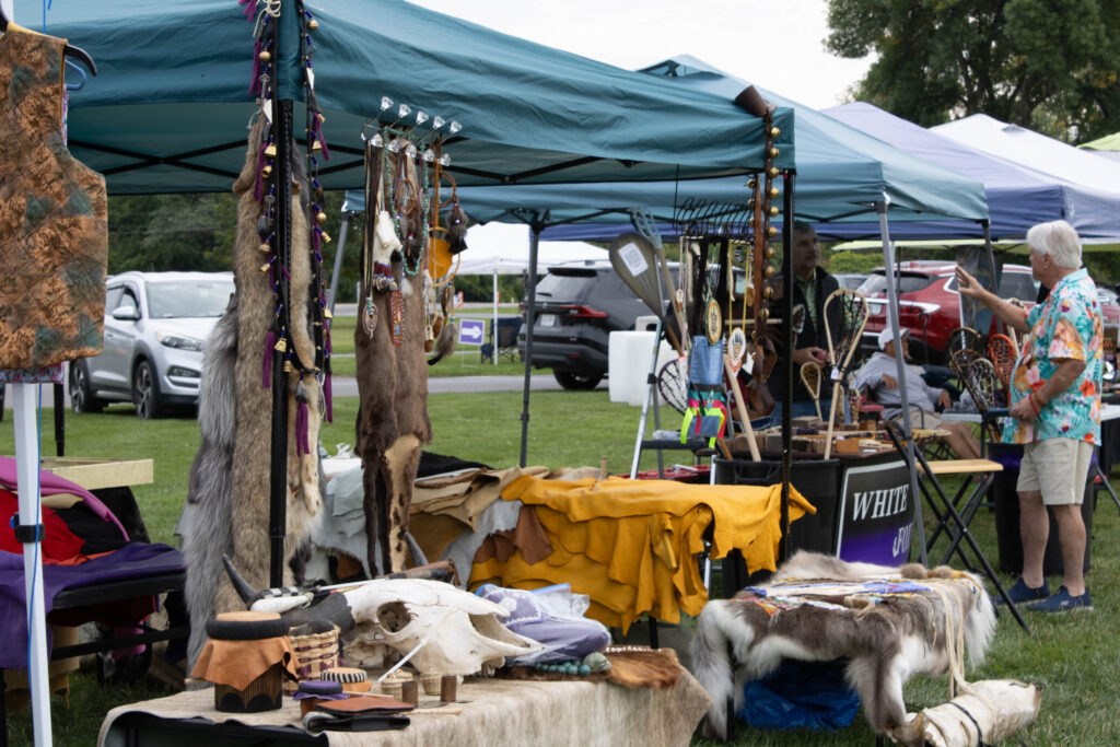 The Haudenosaunee Wooden Stick Festival and Randy Hall Masters Wood Stick Lacrosse Tournament an Onondaga Lake Park included traditional Haudenosaunee wooden stick making demonstrations, tournaments, smoke dance competitions and demonstrations and traditional foods and crafters.
