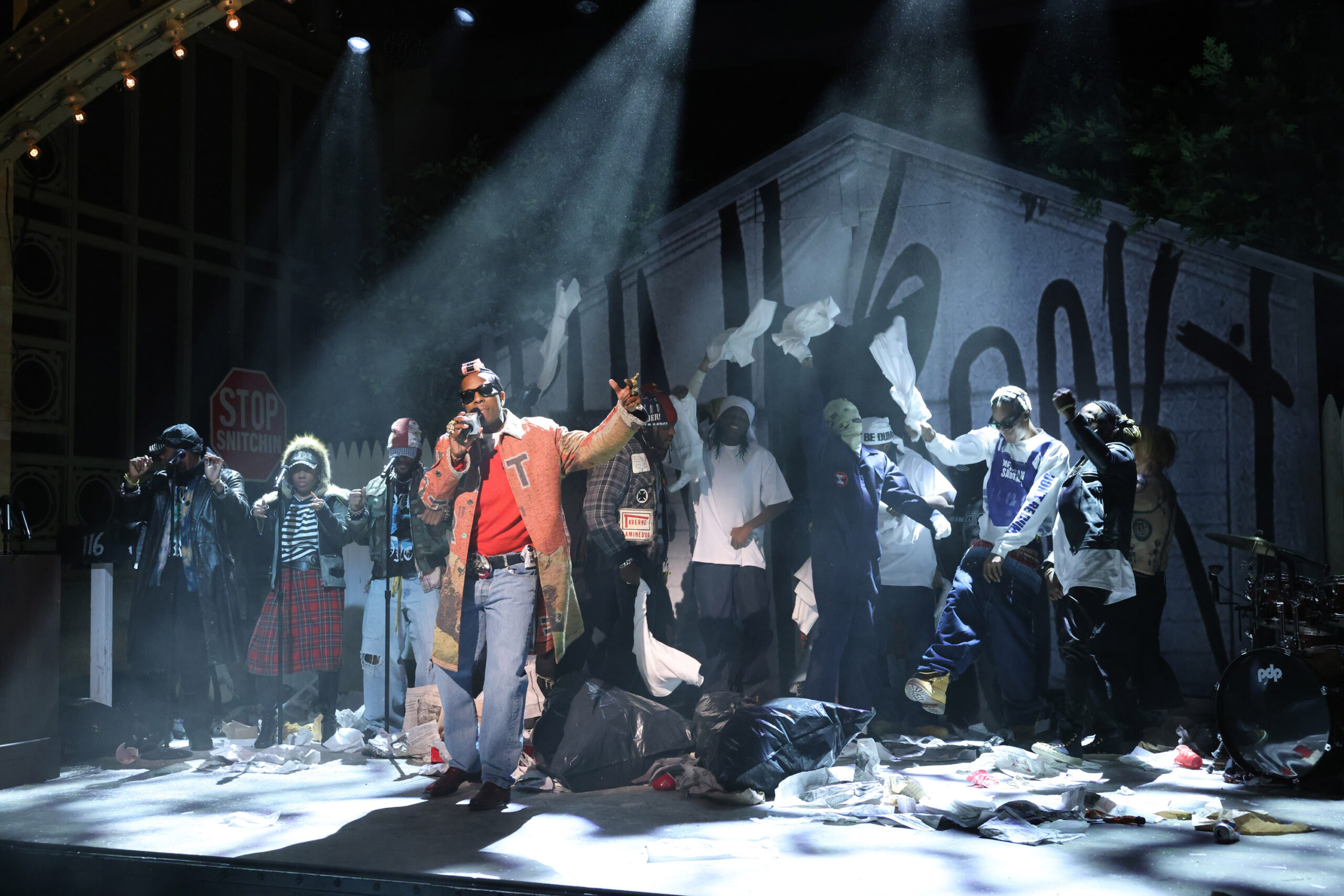 Musical Guest A$AP Rocky performs "DON'T BE DUMB/HELICOPTER" on Saturday, January 17, 2026 -