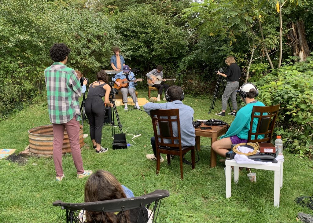 Culture Cauldron on set