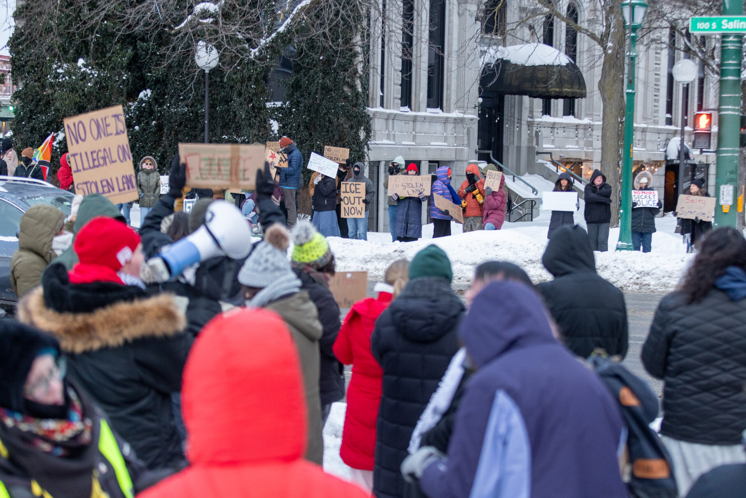 Syracuse ICE OUT protest
