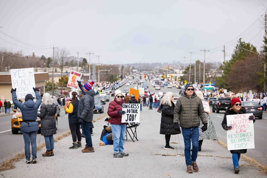 No Kings Protest Erie Blvd 2026