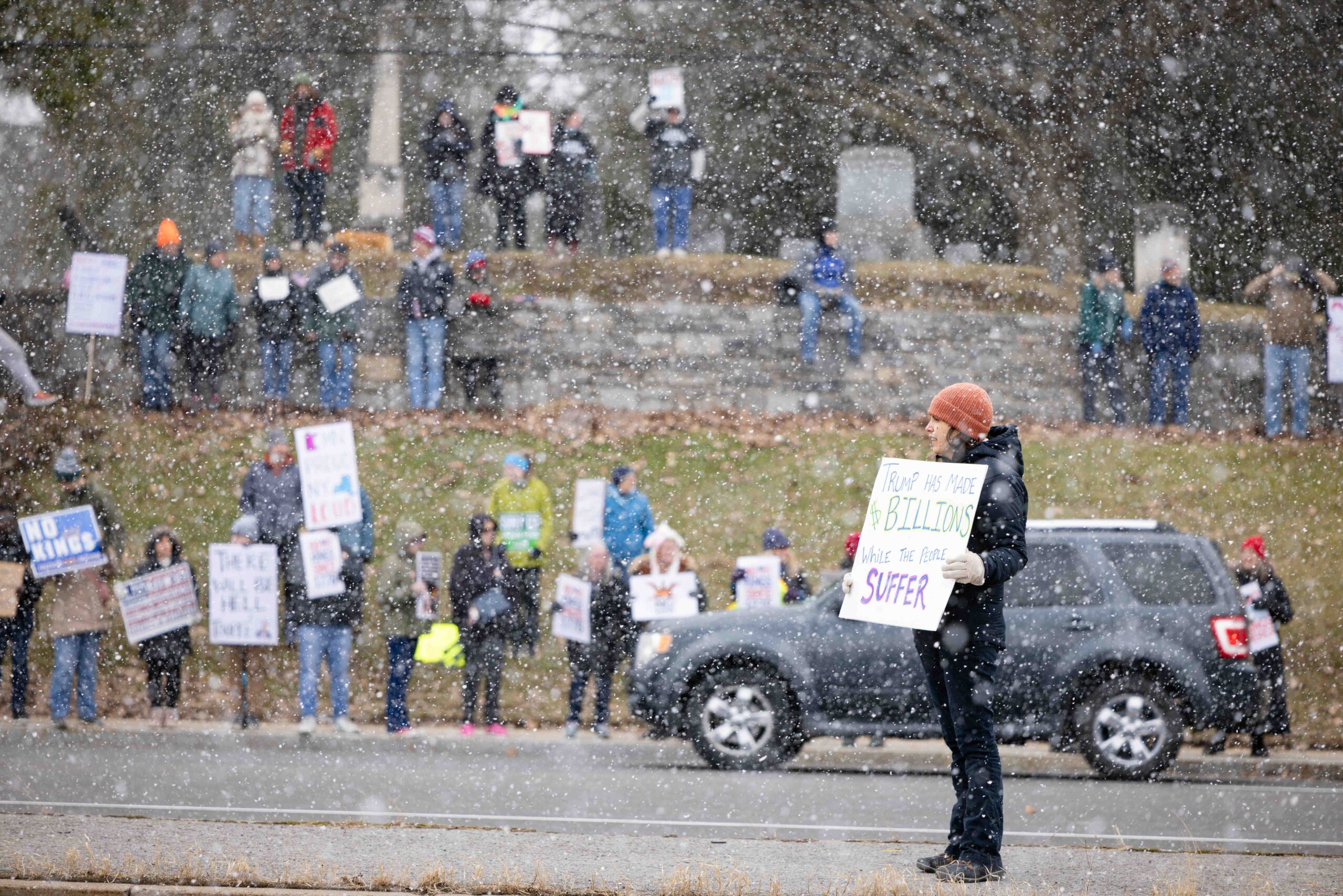 No Kings Protest Erie Blvd 2026
