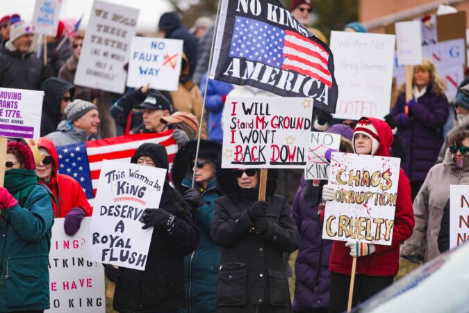 No Kings Protest Erie Blvd 2026