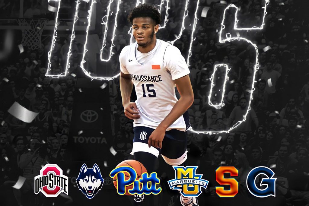 Social media announcement by Roddy Gayle of final schools in consideration for the four-star recruit.
