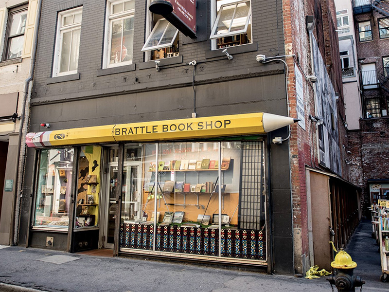 The Brattle Bookshop in Boston