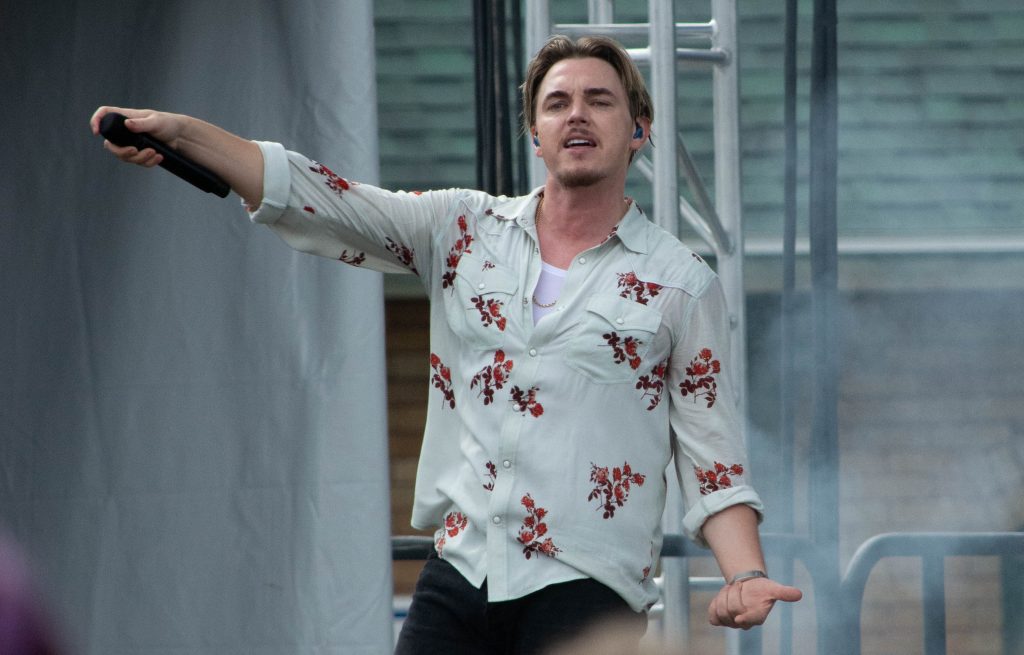 Jesse McCartney performs as the 2021 New York State Fair