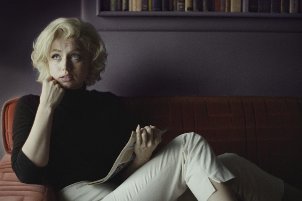 Blonde film starring Ana de Armas as Marilyn Monroe.
