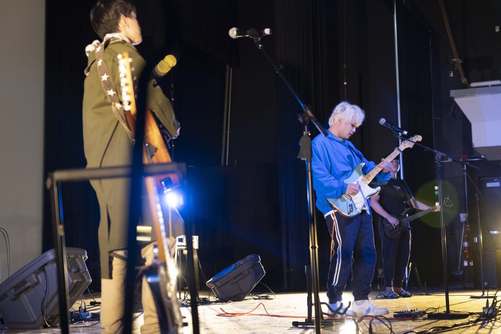 A student band performs at CU's Chinese New Year Celebration