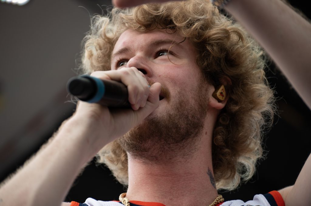 Yung Gravy preforms to the crowd at Juice Jam on September 18th, 2022.