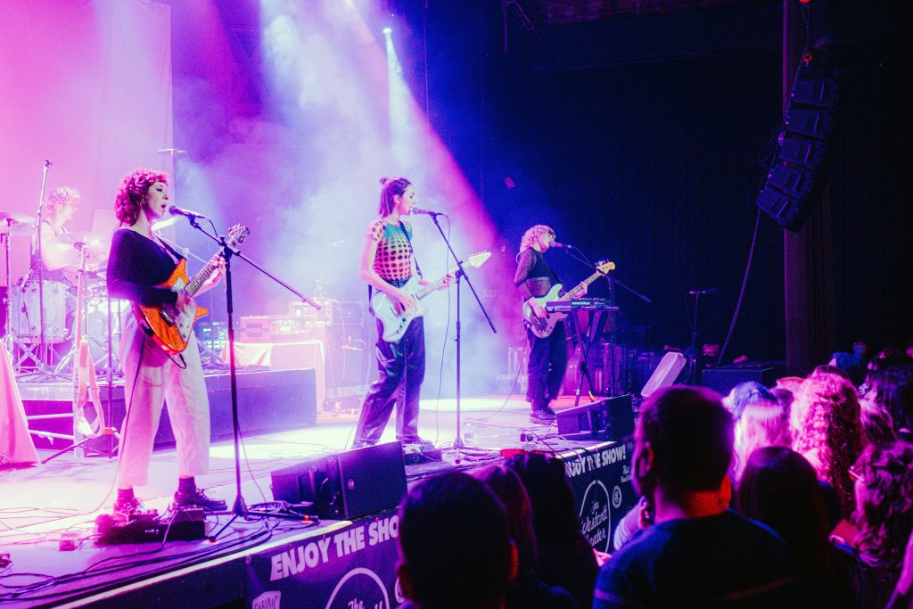 The Regrettes performing at The Westcott Theater in Syracuse, NY on Thursday, March 3, 2022. (Photo by Spencer Haines/Newhouse School)