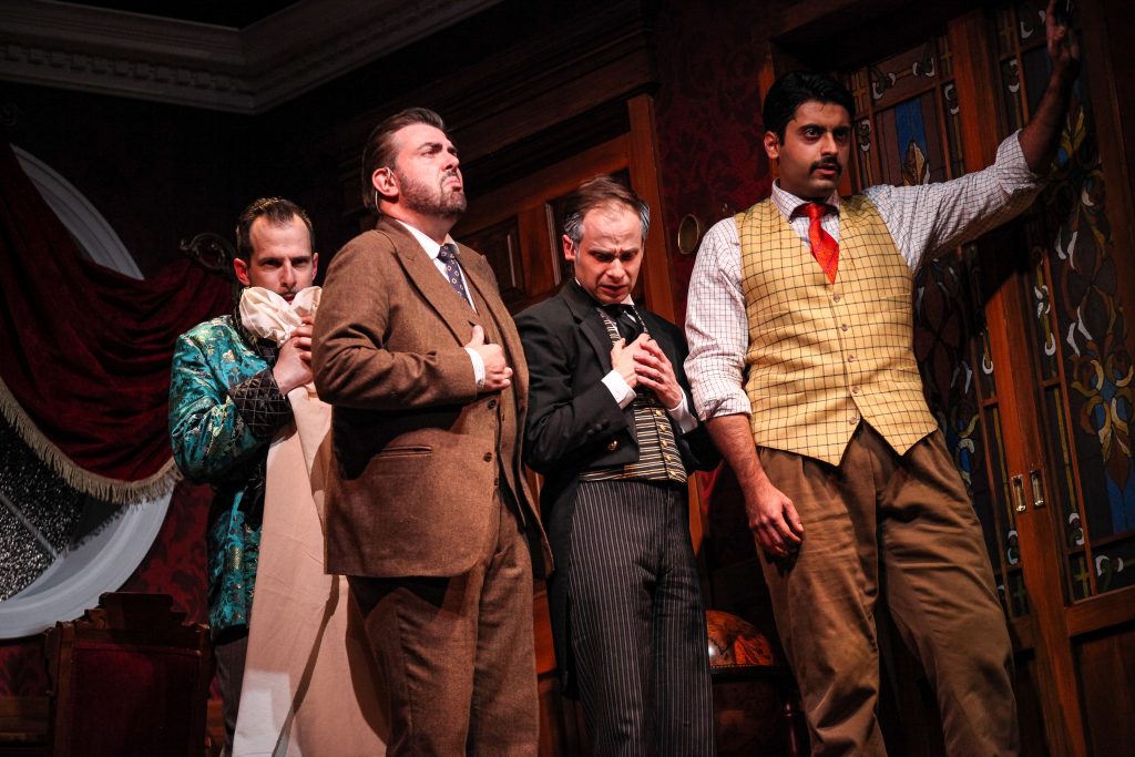 Seth Andrew Bridges, Jason O'Connell, Blake Segal, and Rishan Dhamija in