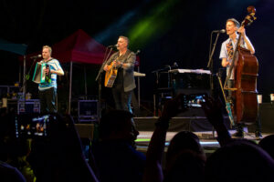 Barenaked Ladies performing at Central Park SummerStage in New York City on June 26, 2016.
