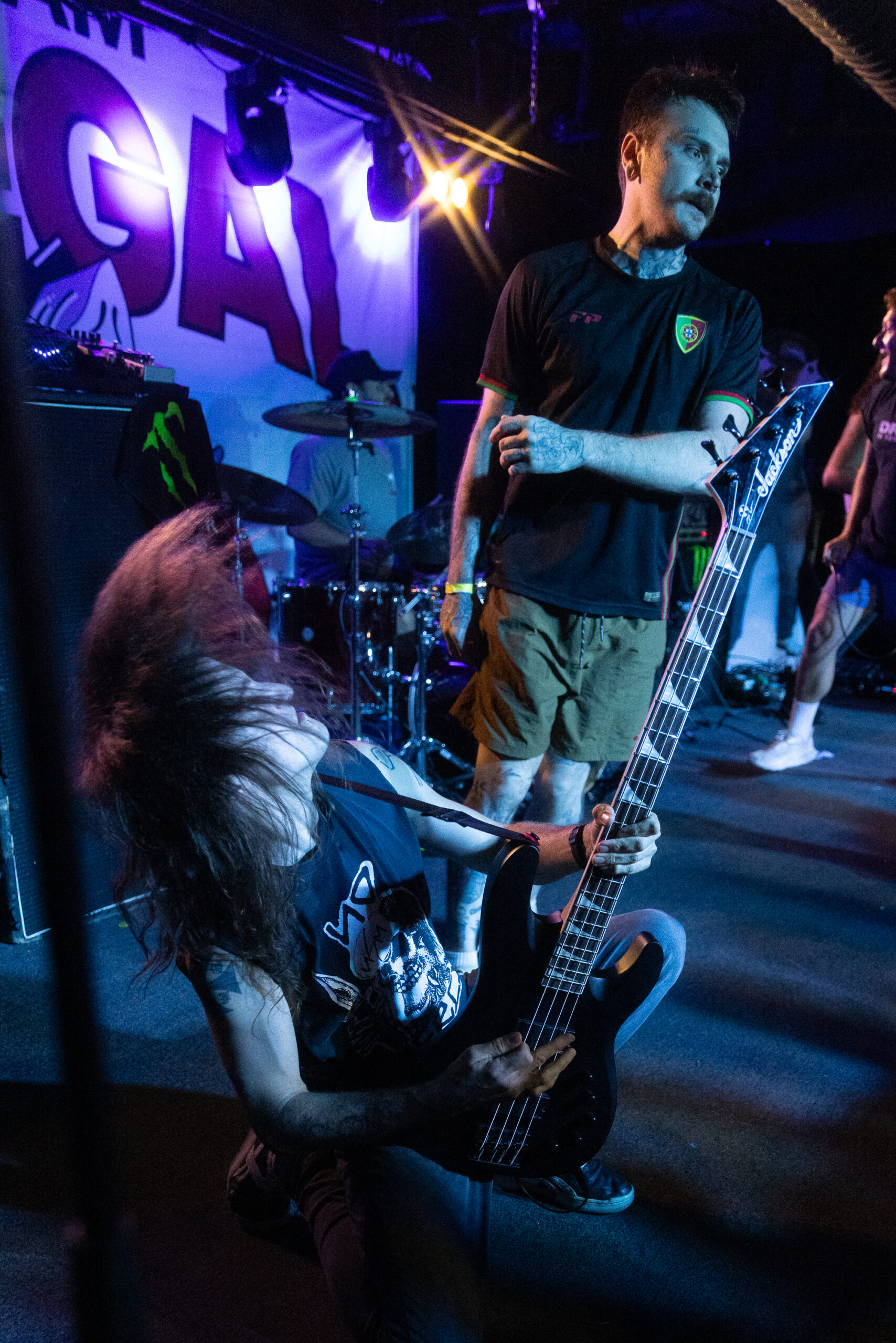 Drain performs during the Warped Tour and Beyond tour Wednesday, June 11, 2025 at The Song & Dance in Syracuse, N.Y. Photo by Kayla Breen.
