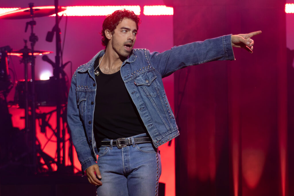 Joe Jonas performs during the JONAS20: Greetings From Your Hometown Tour at Empower Federal Credit Union Amphitheater at Lakeview in Syracuse, NY on Tuesday, Aug. 19, 2025. Photo by Kayla Breen.