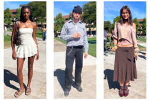 Students pose in concert outfits