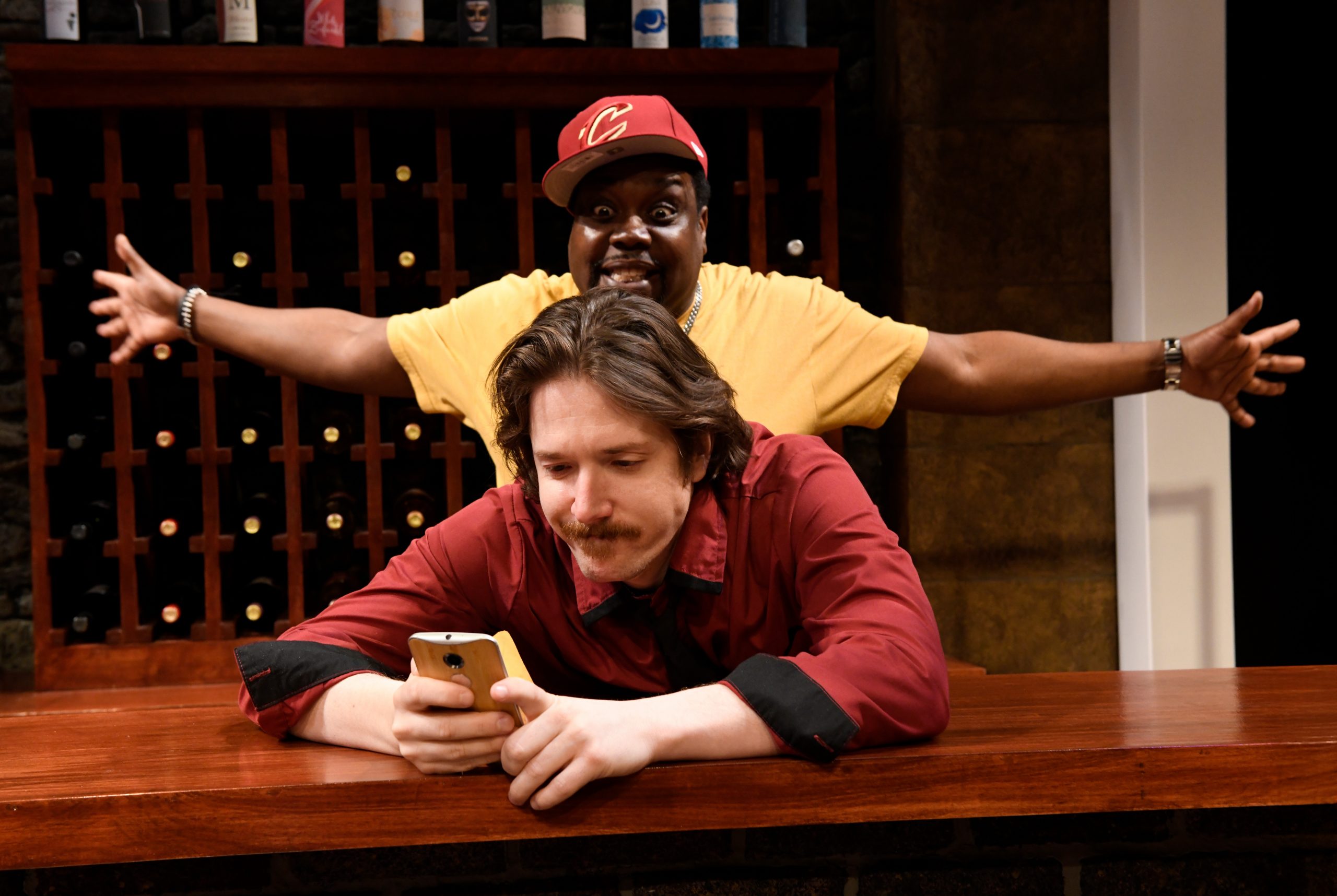 Quinn M. Johnson and Enoch King in "King James" at Syracuse Stage, Feb. 26 - March 16, 2025.