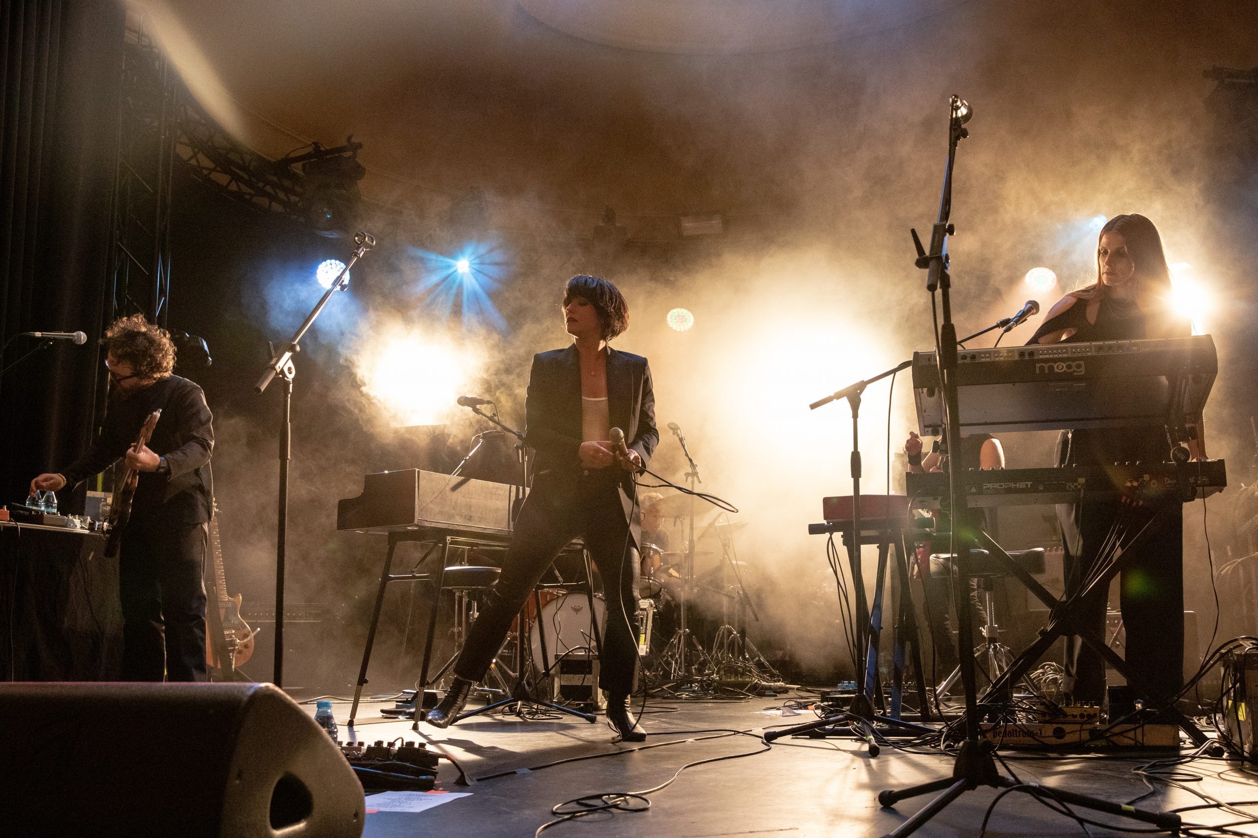 American singer Sharon Van Etten performs live on stage during a concert at the Metropol on June 13, 2022 in Berlin, Germany