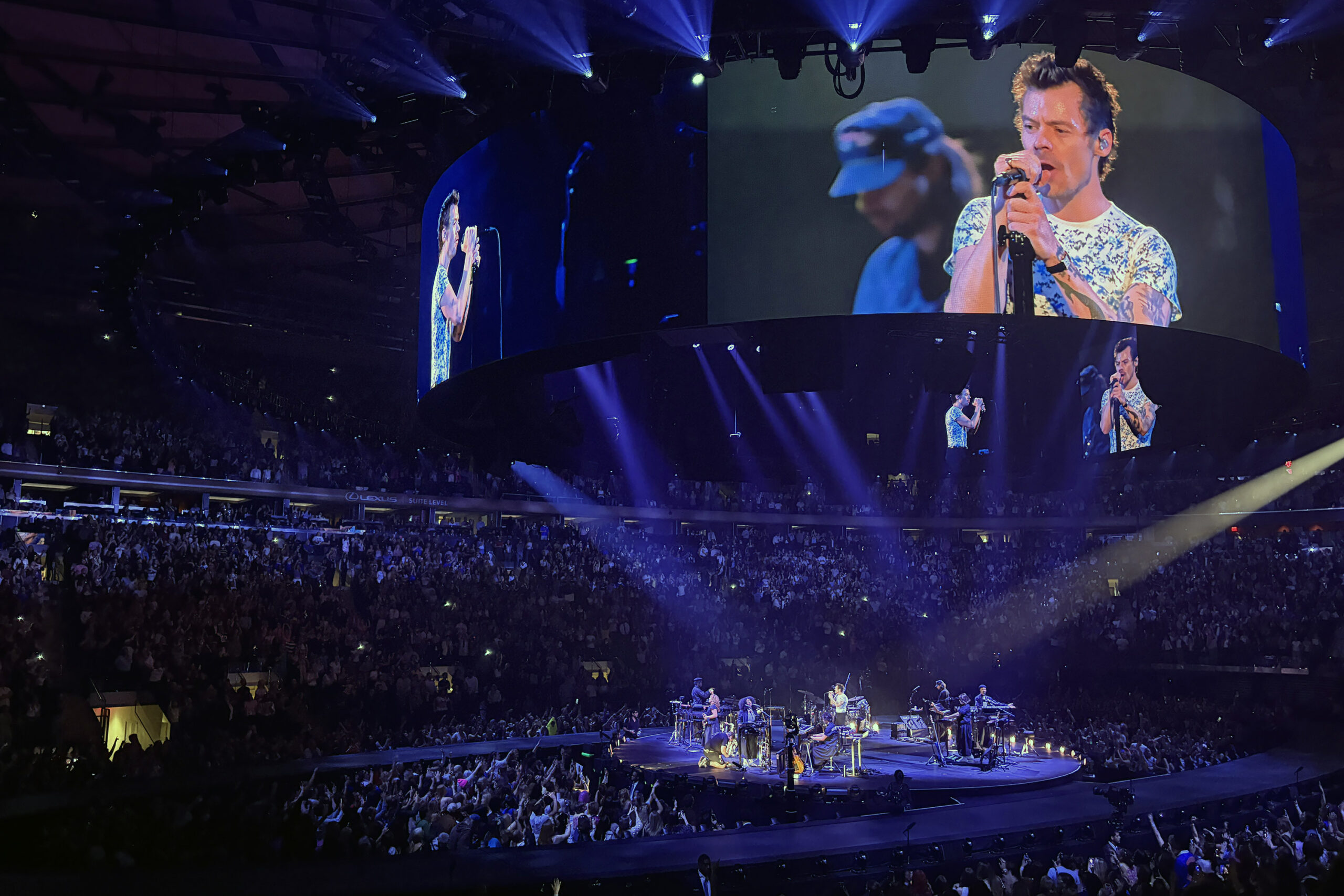 Harry Styles performing at Madison Square Garden in New York, N.Y., on Oct. 21, 2026
