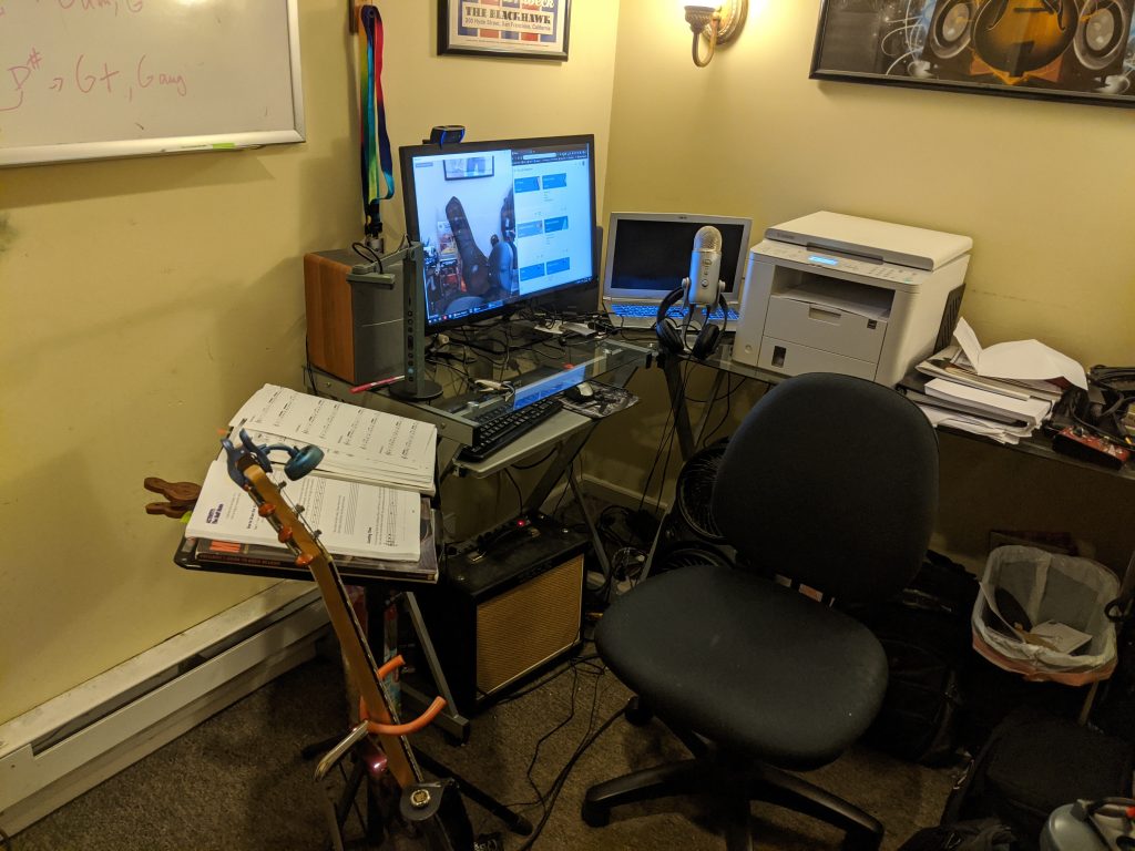 Online Music Lessons - Home Studio
