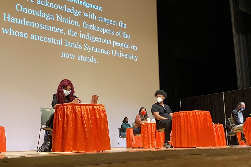 Racial Justice Panelists at SU on Aug. 29, 2020