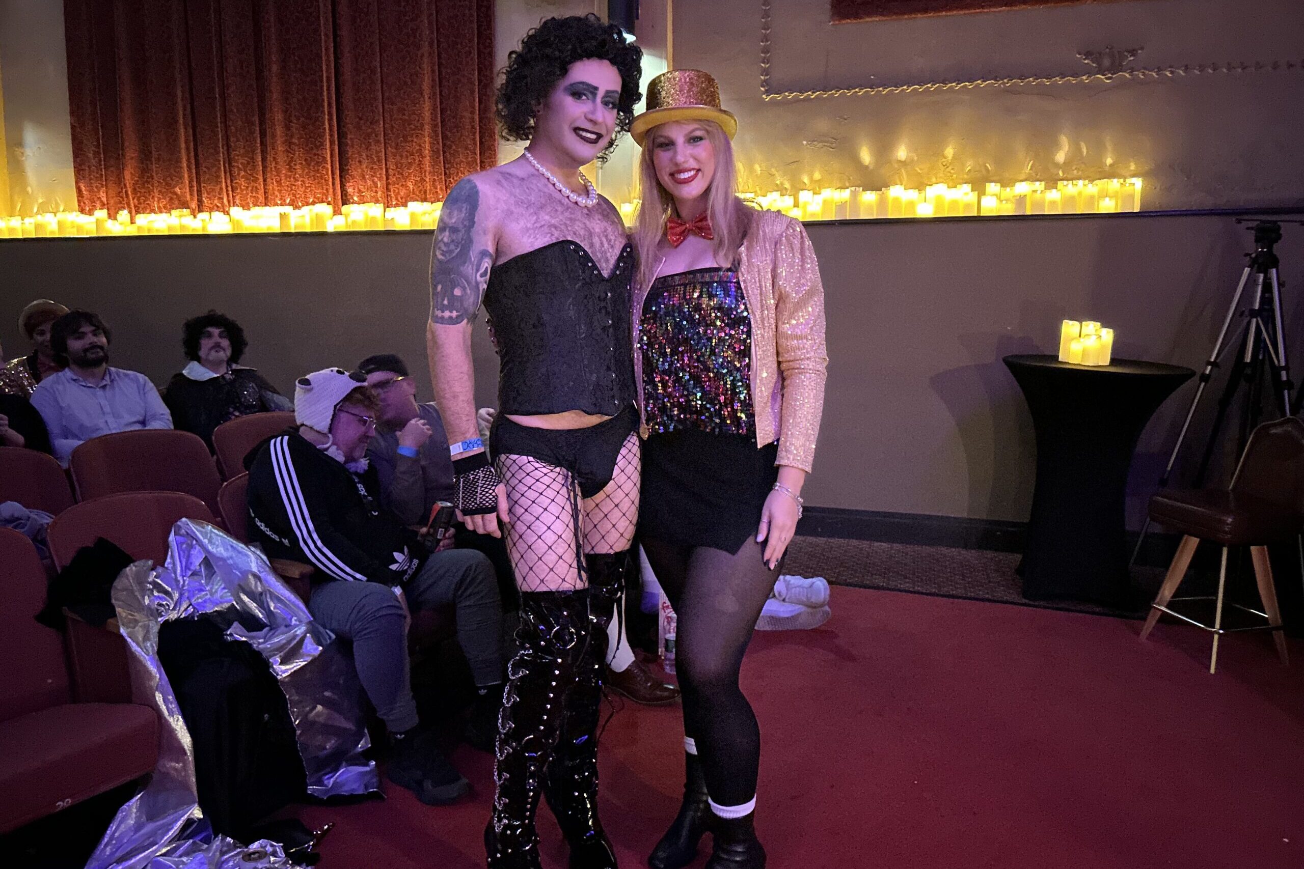Terrence Lawson and Taylor VanDyke came dressed as characters Dr. Frank-N-Furter and Columbia.