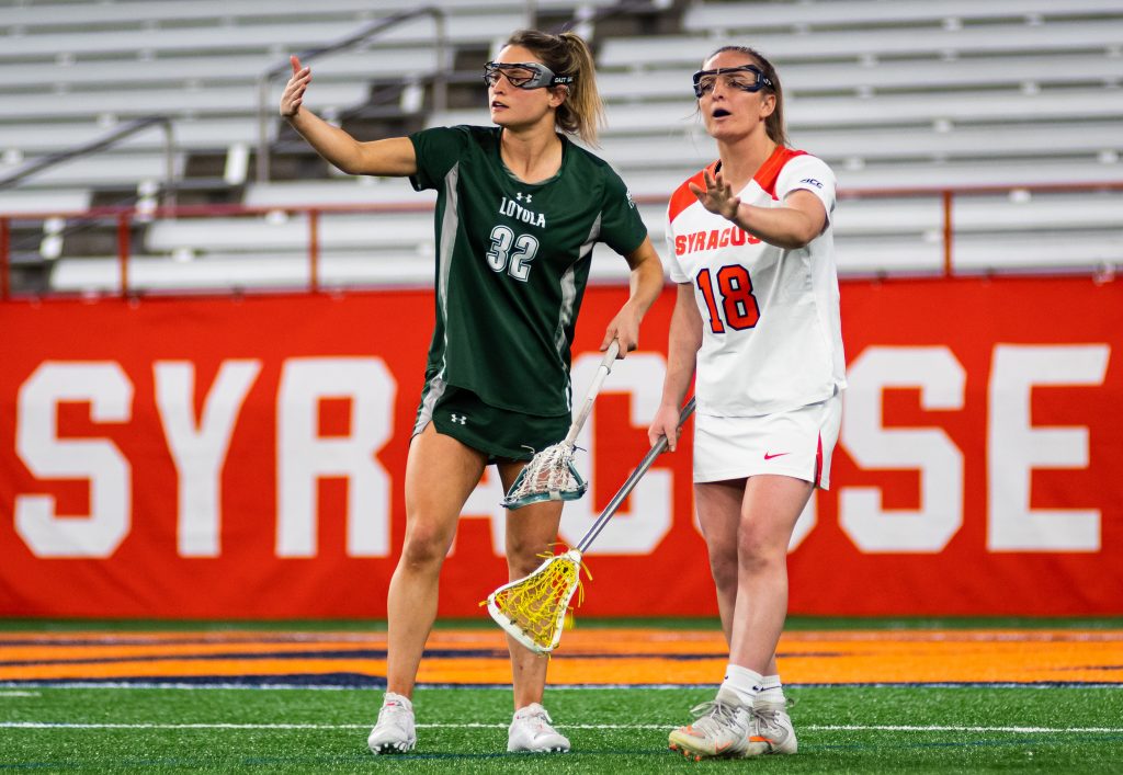 Meaghan Tyrrell Syracuse lacrosse vs. Loyola
