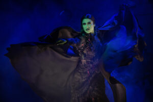 Jessie Davidson as Elphaba in the National Tour of WICKED, photo by Joan Marcus