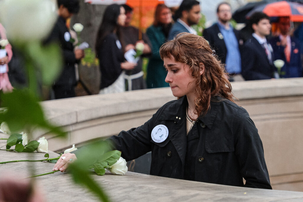 Rose-Laying Ceremony