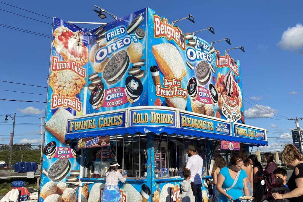 New York State Fair 2021 Food - Funnel Cake and Fried Food Stand
