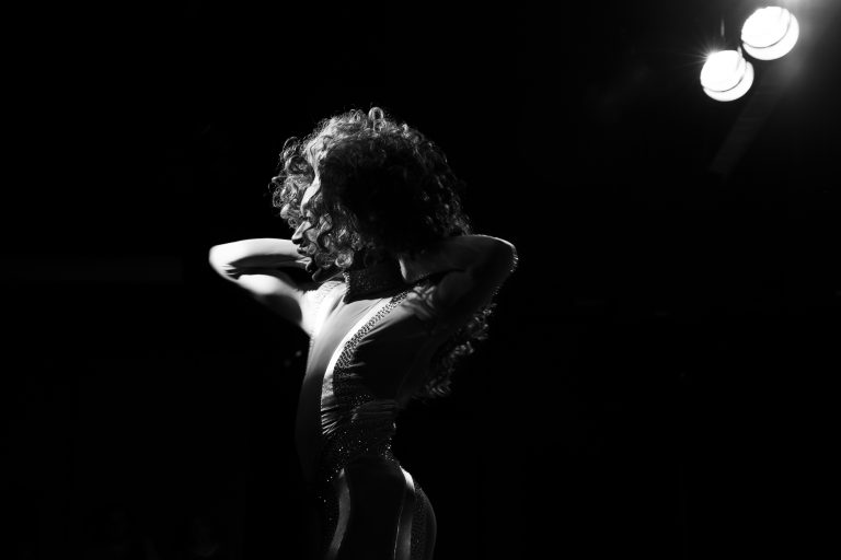 Drag queen Lana Ja'Rae performs during the Syracuse University Pride Union's 23rd Annual Drag Show in the Schine Student Underground.