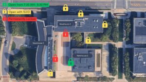 The Newhouse 1 building is the only one of the Newhouse complex that will not require an ID at all times.