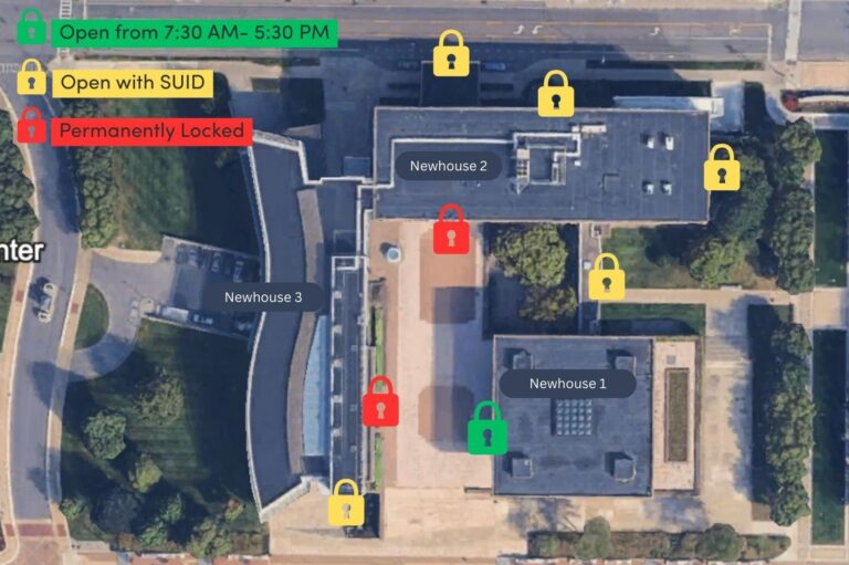 The Newhouse 1 building is the only one of the Newhouse complex that will not require an ID at all times.