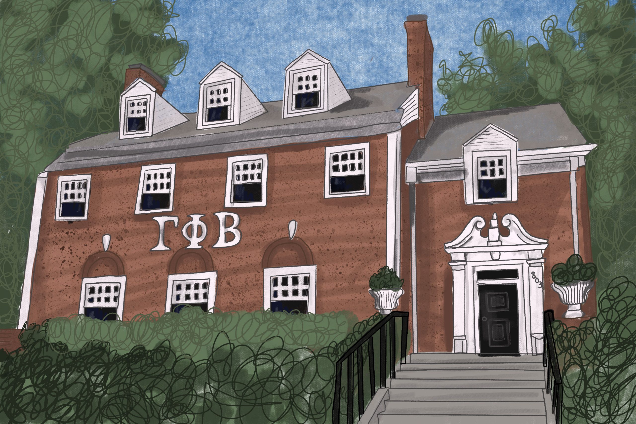 Gamma Phi Beta sorority at Syracuse University.