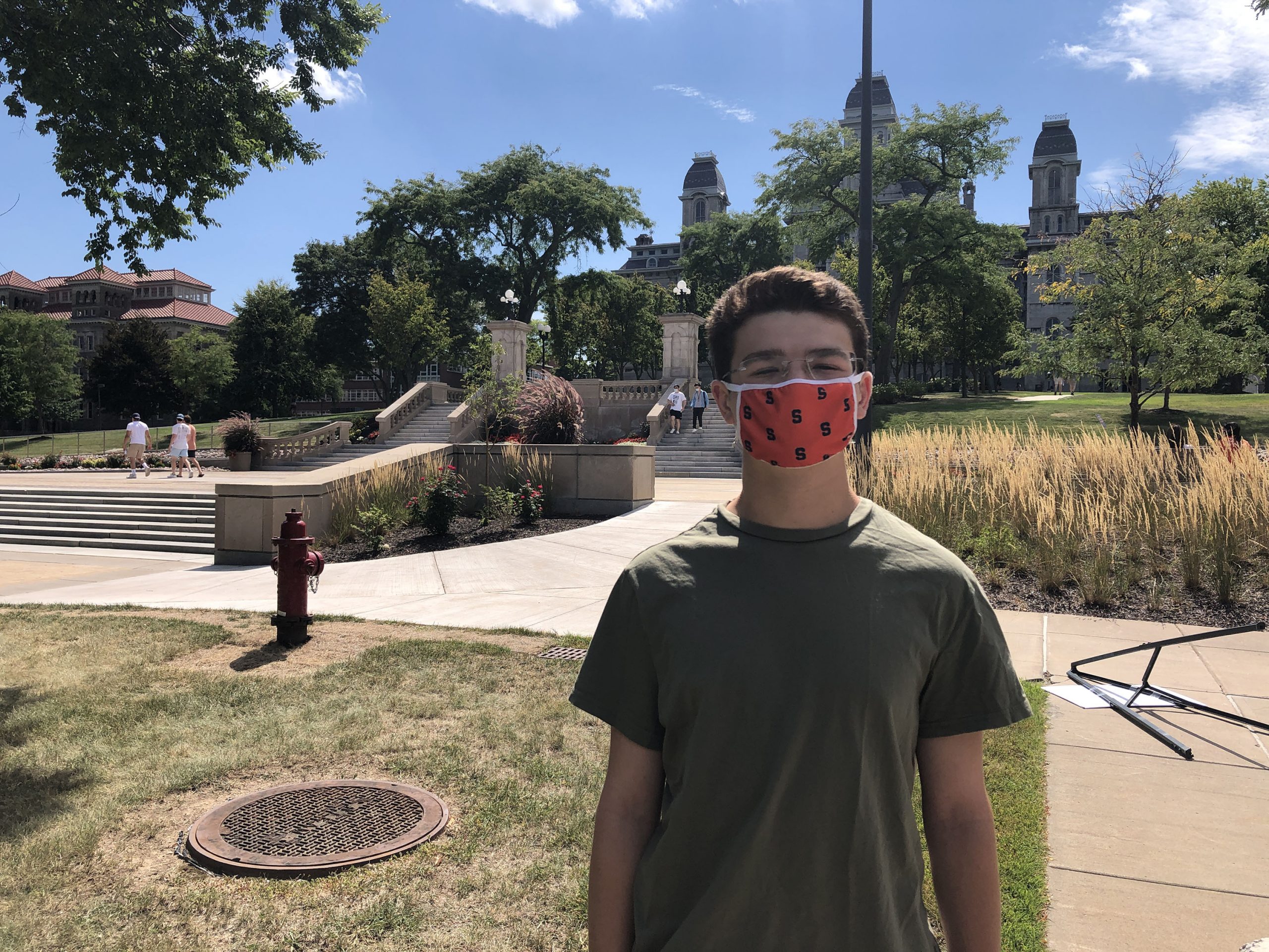 Jared Rowland, Syracuse University freshman