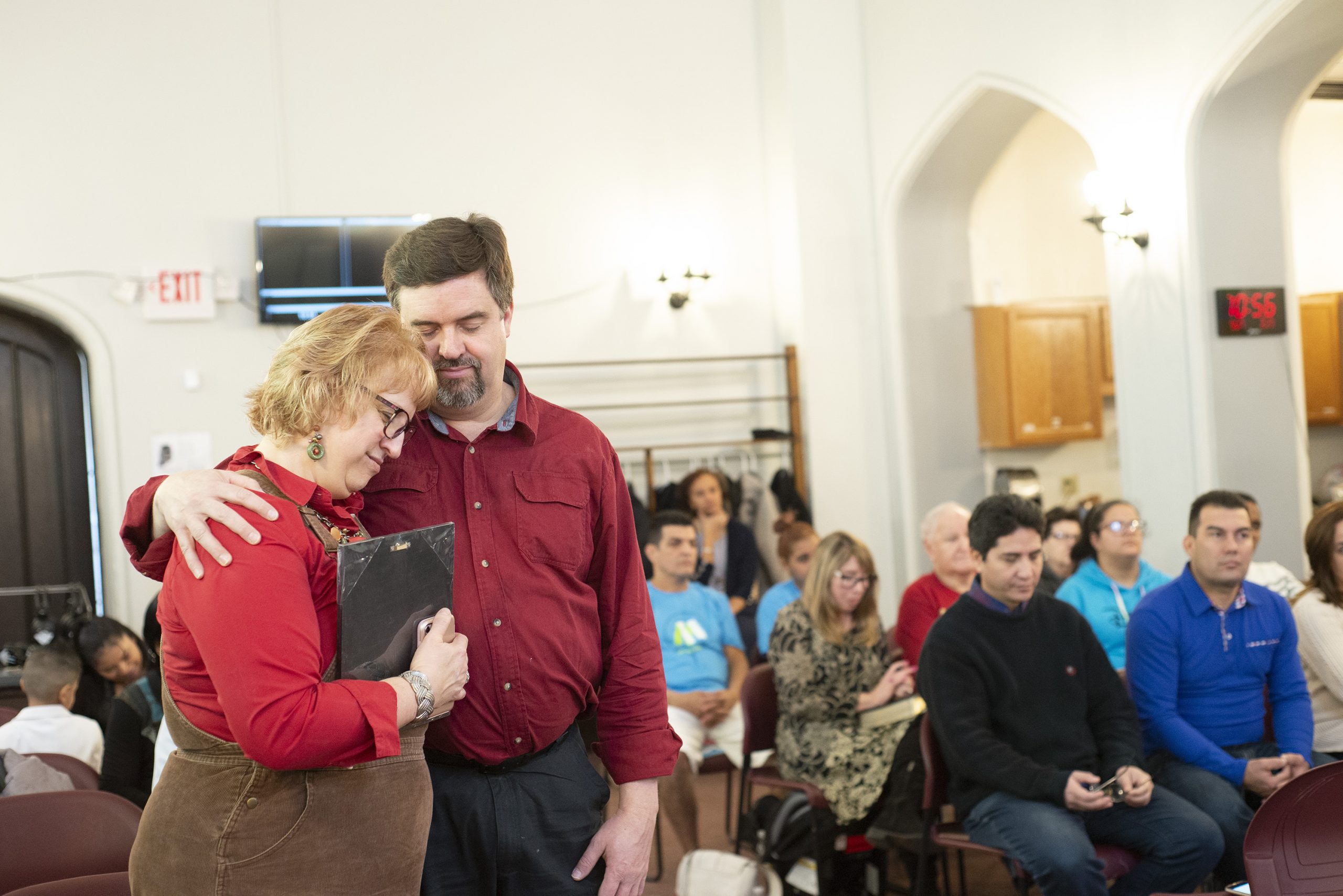 Congregates from Iglesia Misional prayed for members of Missio Church