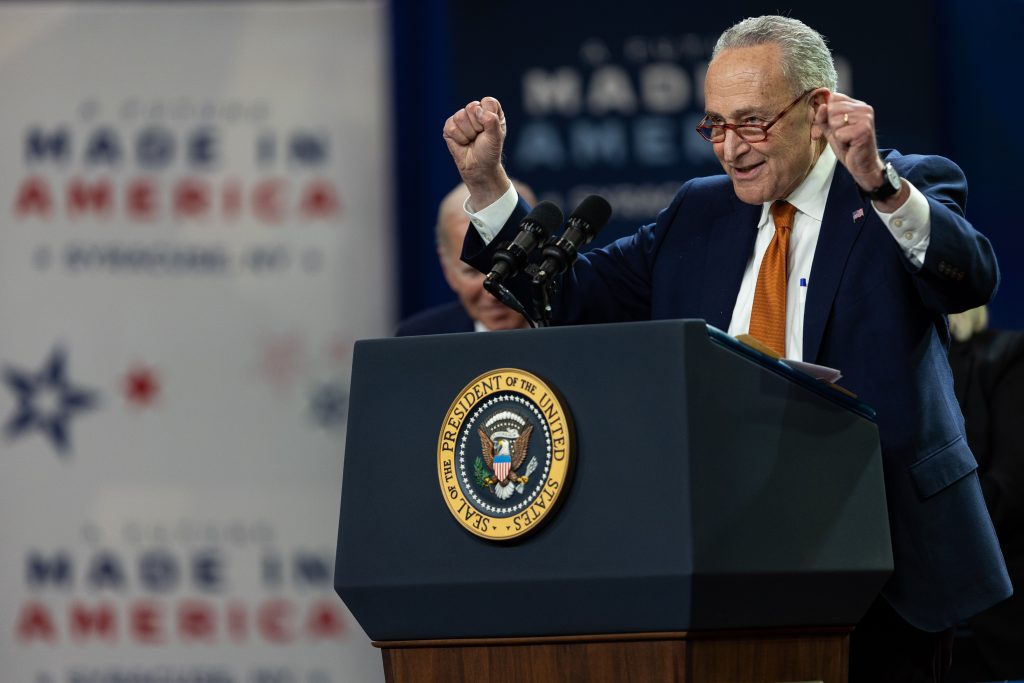 U.S. Senator Chuck Schumer Speaks at Onondaga Community College