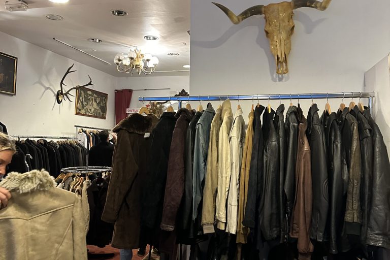A vintage boutique in Madrid, Spain