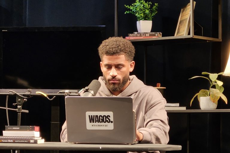 Isaiah Salter was photographed shortly before the start of the production of his podcast.