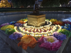 Diwali lights shine in Orange Grove