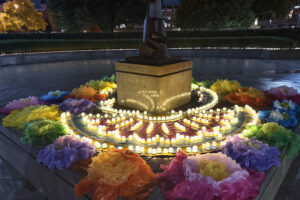 Diwali lights shine in Orange Grove