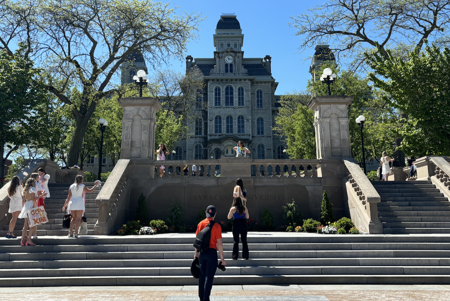 Hall of Languages during Spring 2024