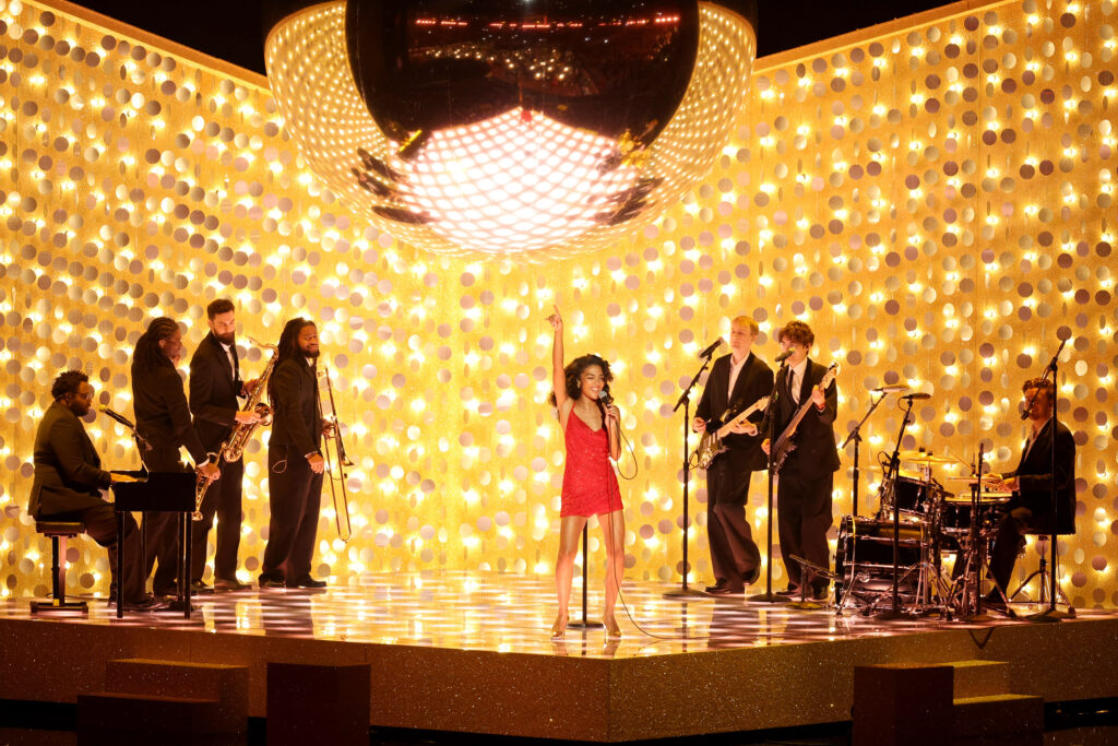 Olivia Dean performs onstage during the 68th GRAMMY Awards at Crypto.com Arena on February 01, 2026 in Los Angeles, California.