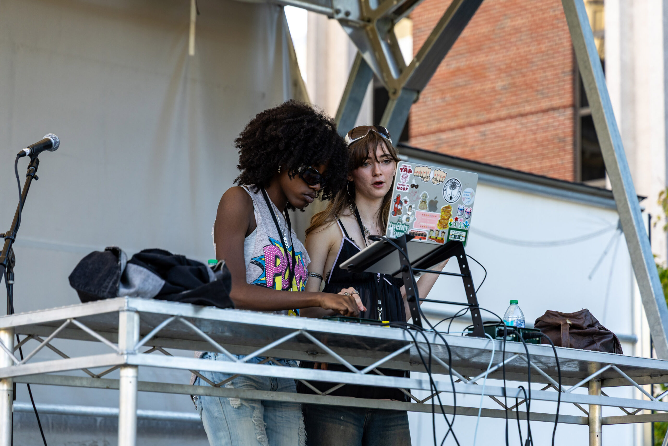 DJs play songs during Quad-a-Palooza on Friday, Sept. 25, 2026 on The Quad.