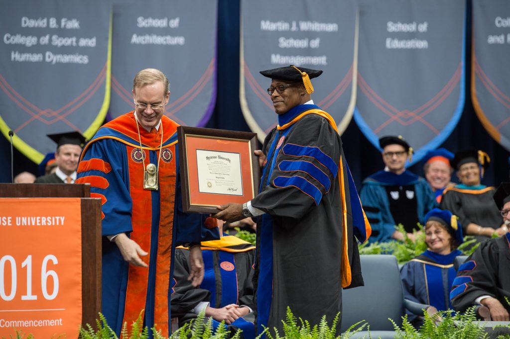 Commencement 2016 Ceremony Floyd D. Little