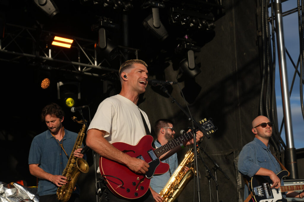 Seattle's The Dip opened for Lake Street Dive at Beak & Skiff Apple Orchards in LaFayette, New York, on Wednesday, Aug. 5, 2026 .